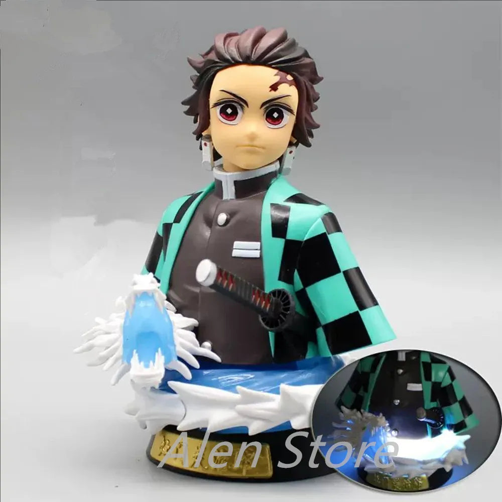 Demon Slayer Figures Gk Bust Tanjiro Bust Model Remote Control Luminous Ornament Box Figure Collectible Desktop Toys Demon Slayer Figures Gk Bust Tanjiro Bust Model Remote Control Luminous Ornament Box Figure Collectible Desktop Toys